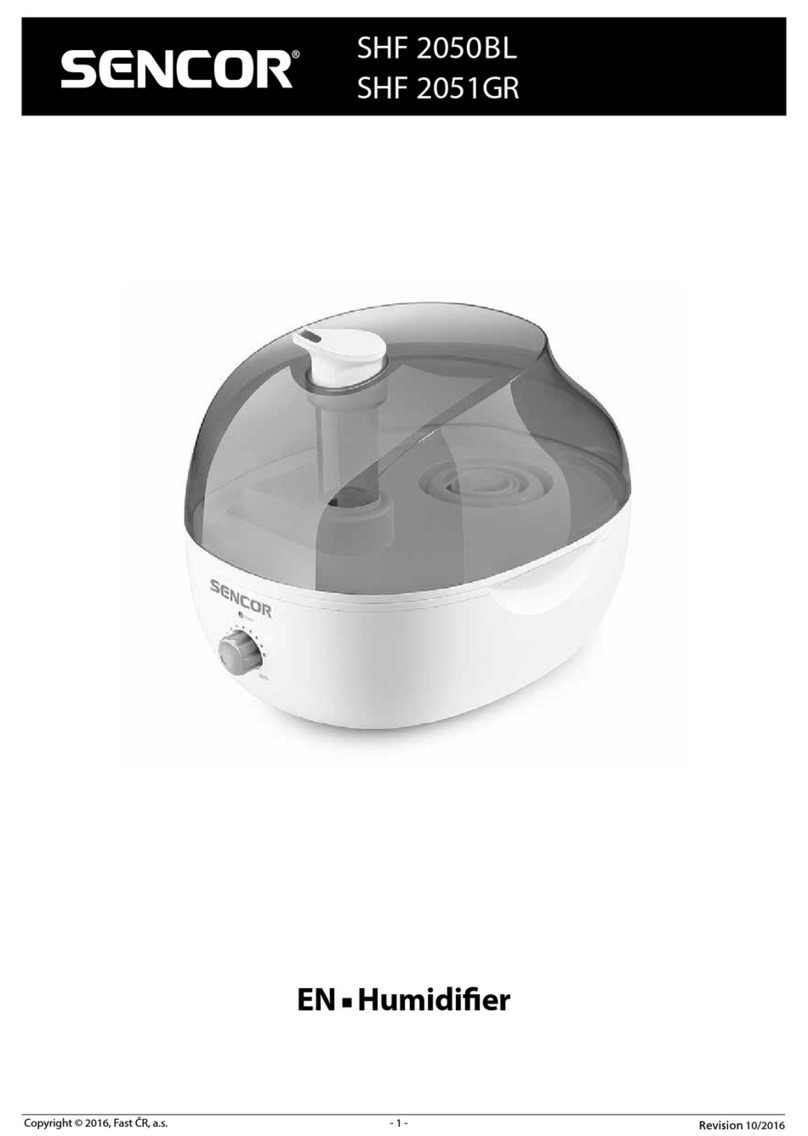 Sencor SHF 2050BL manual