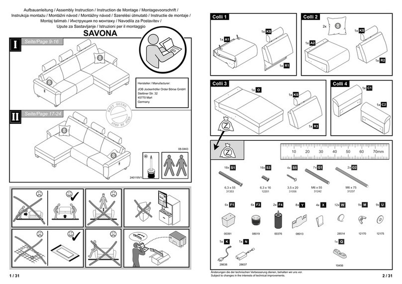 JOB SAVONA Assembly instruction