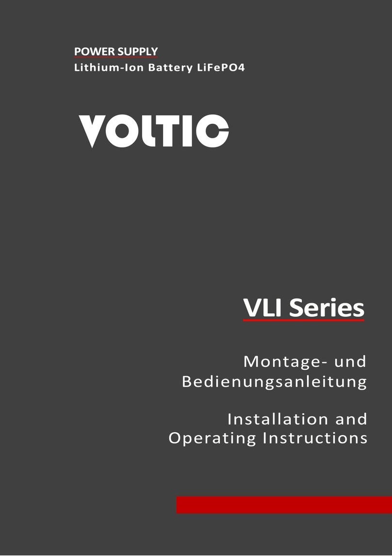 AIS VOLTIC VLI Series Installation and operating instructions