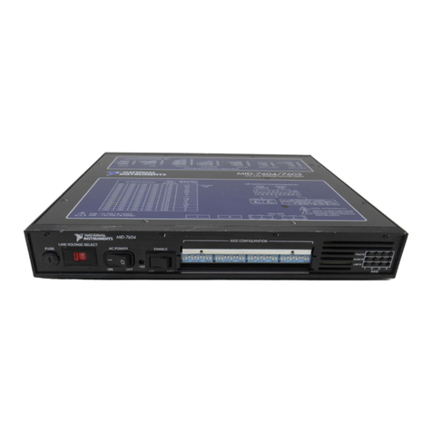 National Instruments NI MID-7604 User manual