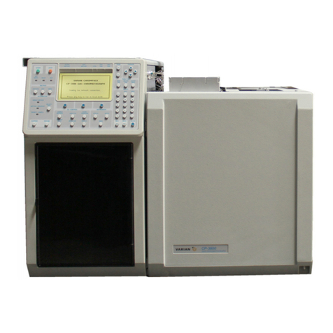Varian CP-3800 GC User manual