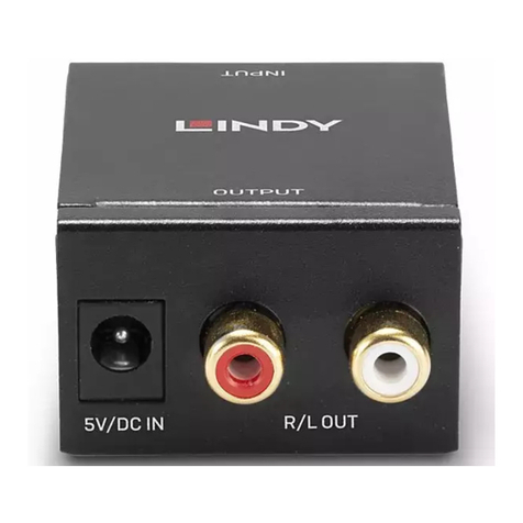 Lindy TosLink user manual
