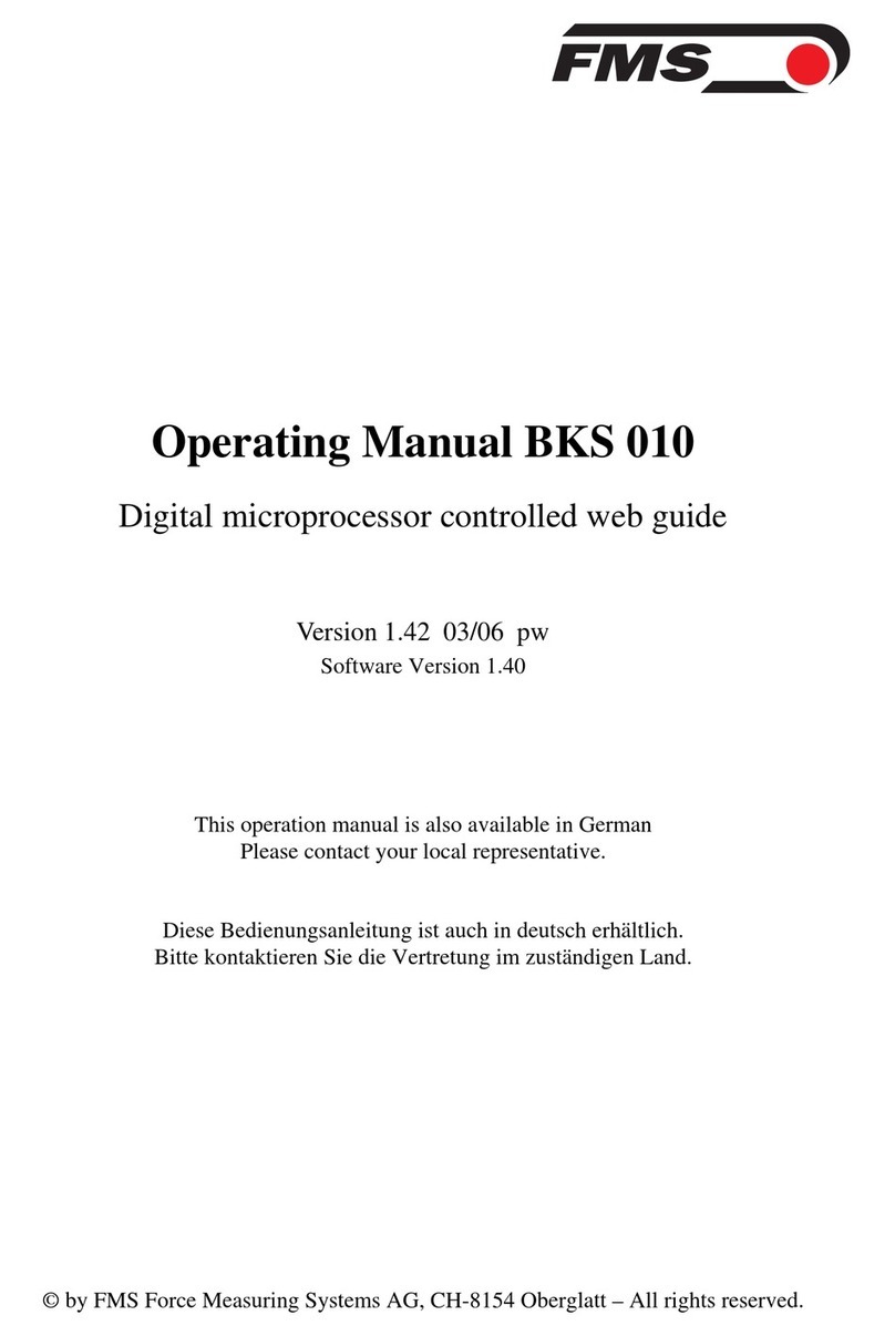 FMS BKS010 operating manual