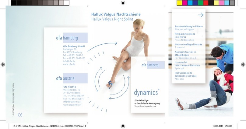 OFA dynamics Hallux Valgus User manual