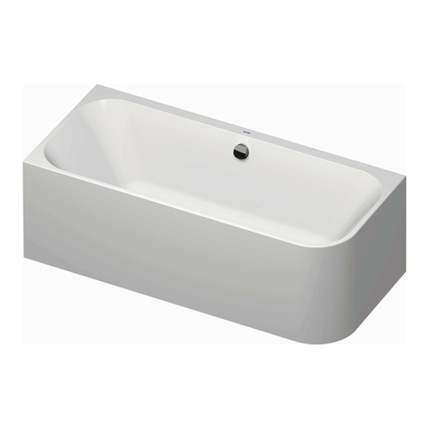 DURAVIT Happy D.2 700316 Mounting instructions