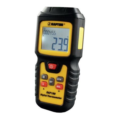 Raptor R00186 User manual