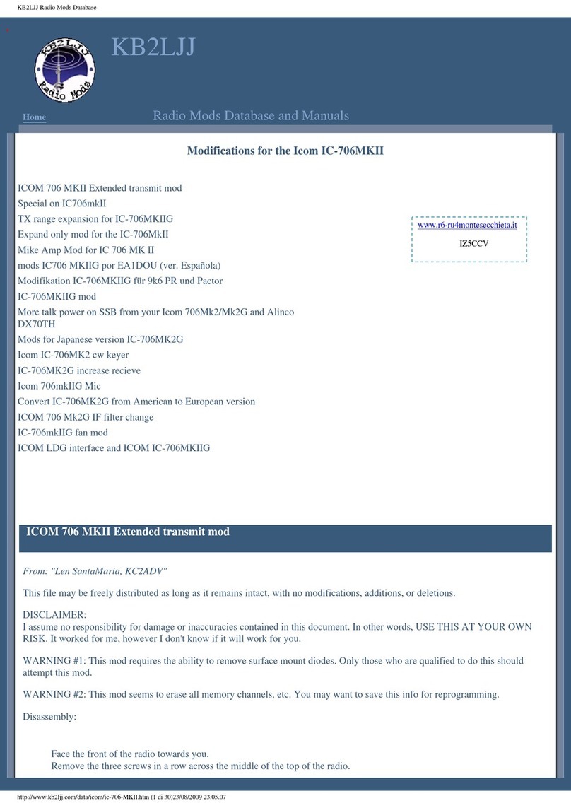 Icom IC-706MKII manual