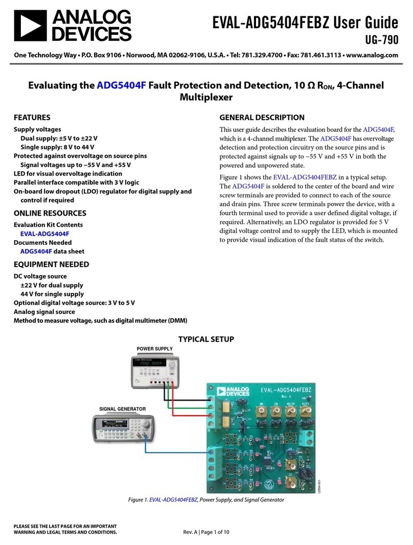 Analog Devices EVAL-ADG5404FEBZ User manual