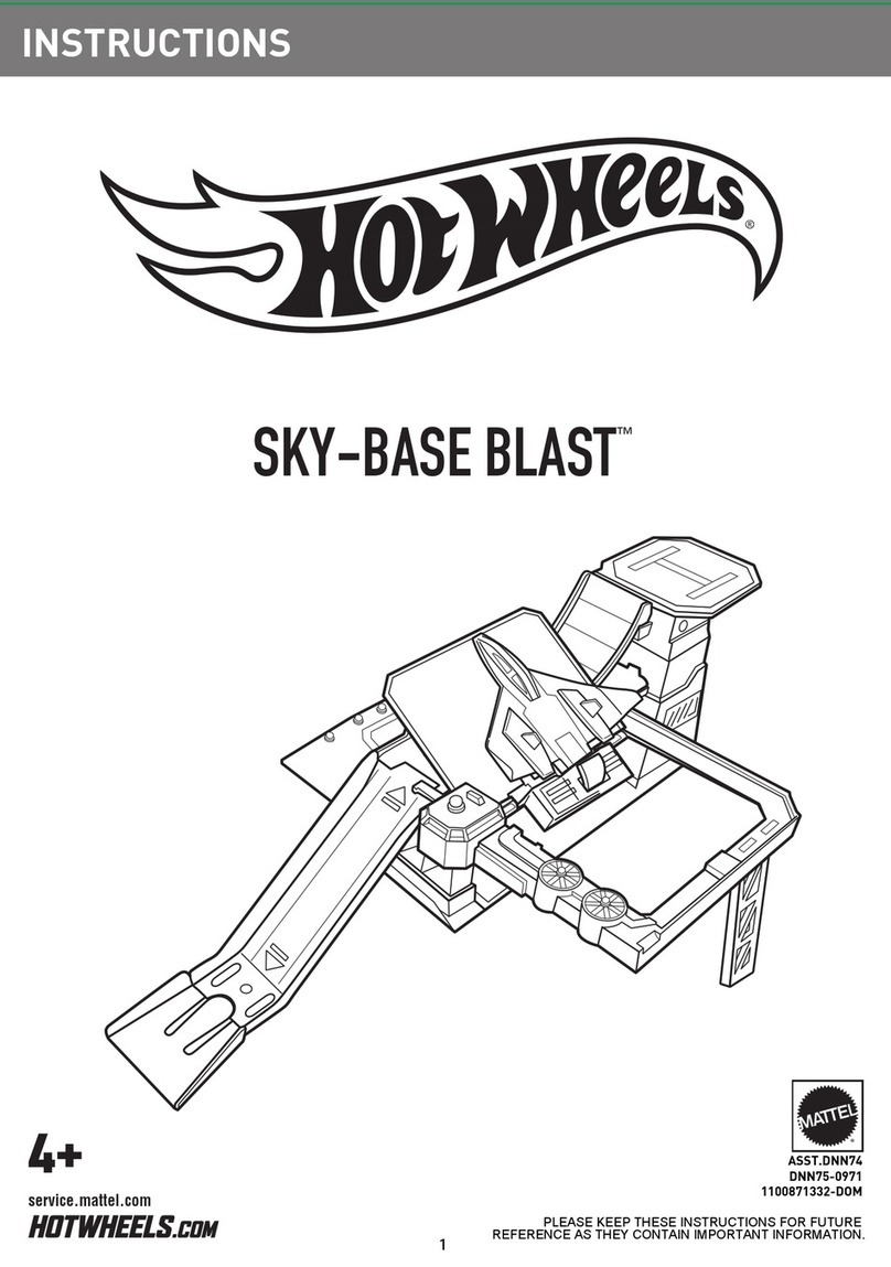 Hot Wheels SKY-BASE BLAST instructions