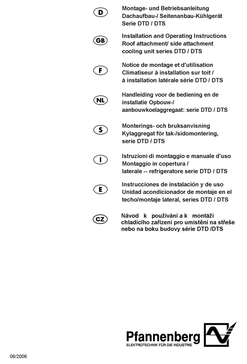 Pfannenberg DTD Series User manual