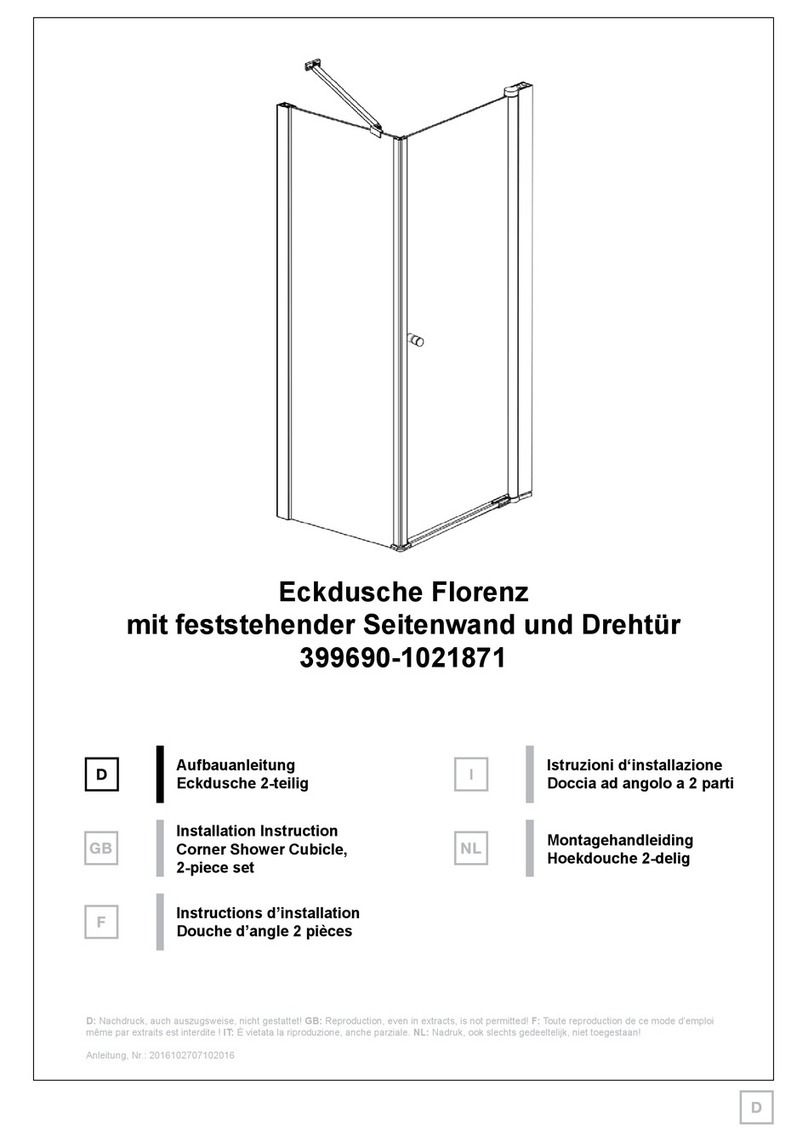 Welltime Florenz 399690 Installation instruction