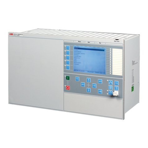 ABB Relion 670 series Instructions for use