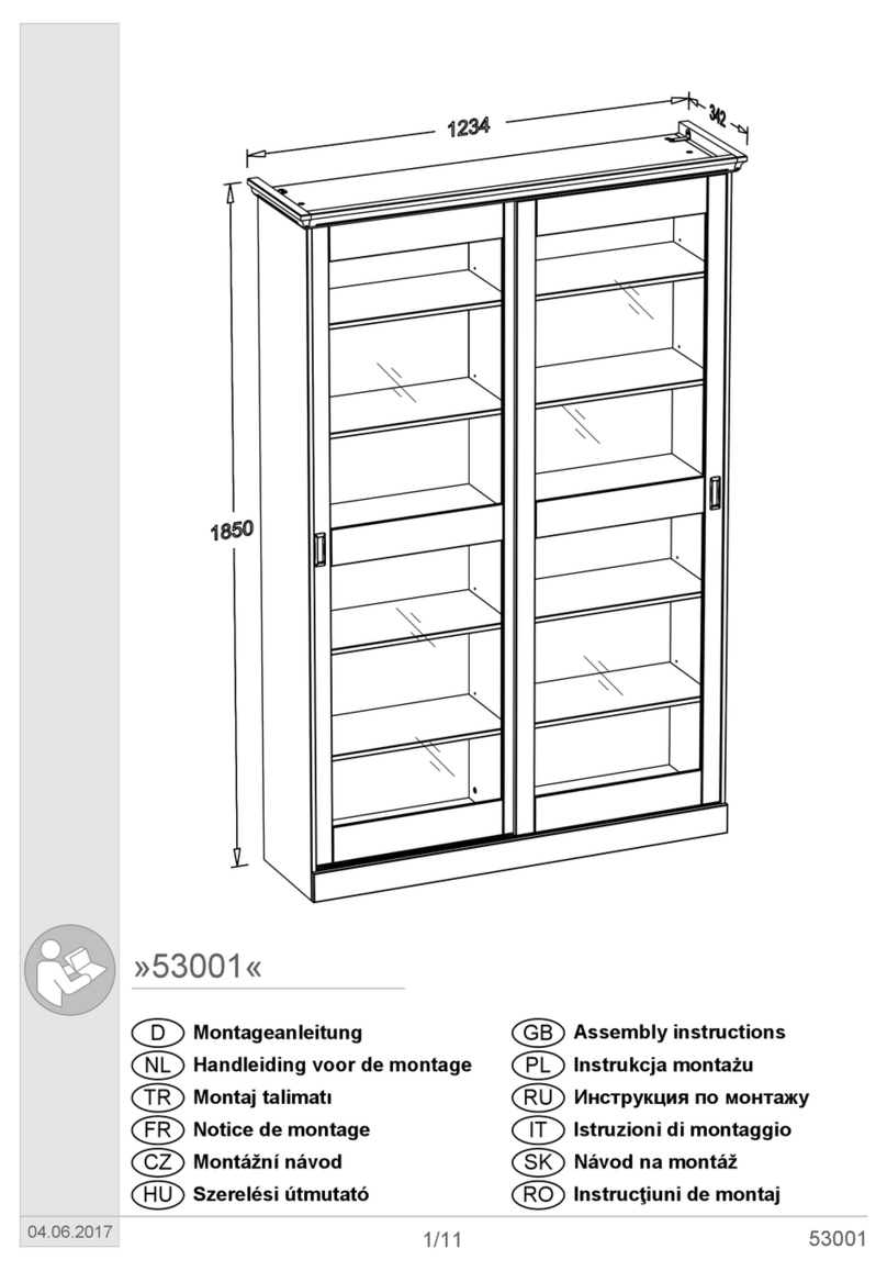 Home affaire Marina 53001 Assembly instructions
