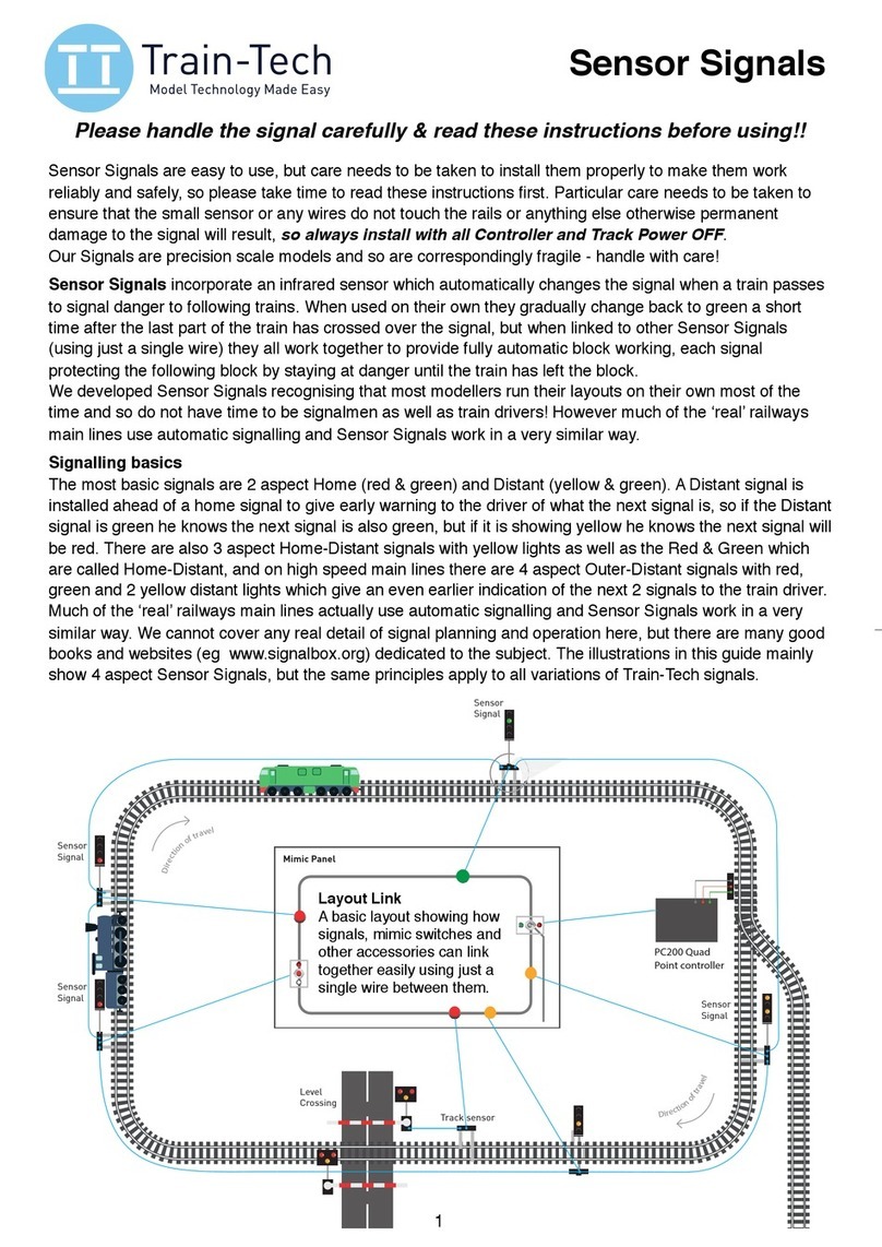 Train-Tech Sensor Signals User manual