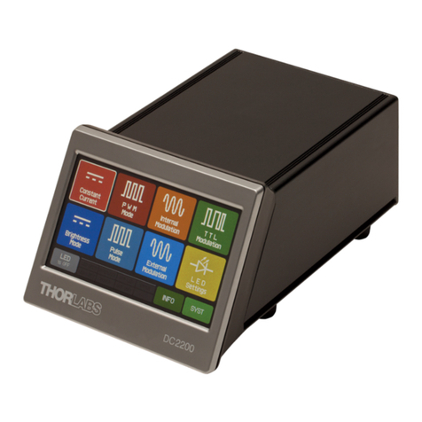THORLABS DC2200 Operation manual