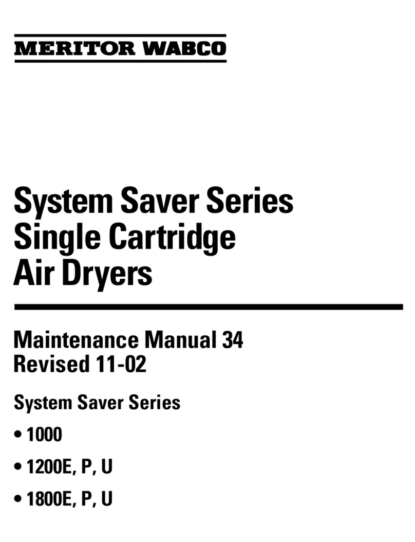 Meritor Wabco System Saver Series Maintenance manual
