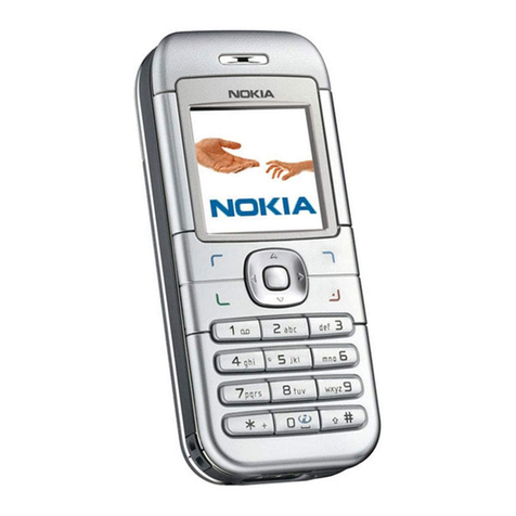 Nokia 6030 - Cell Phone - GSM User manual