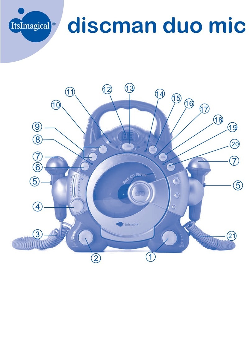 IMAGINARIUM ItsImagical Discman duo mic quick guide