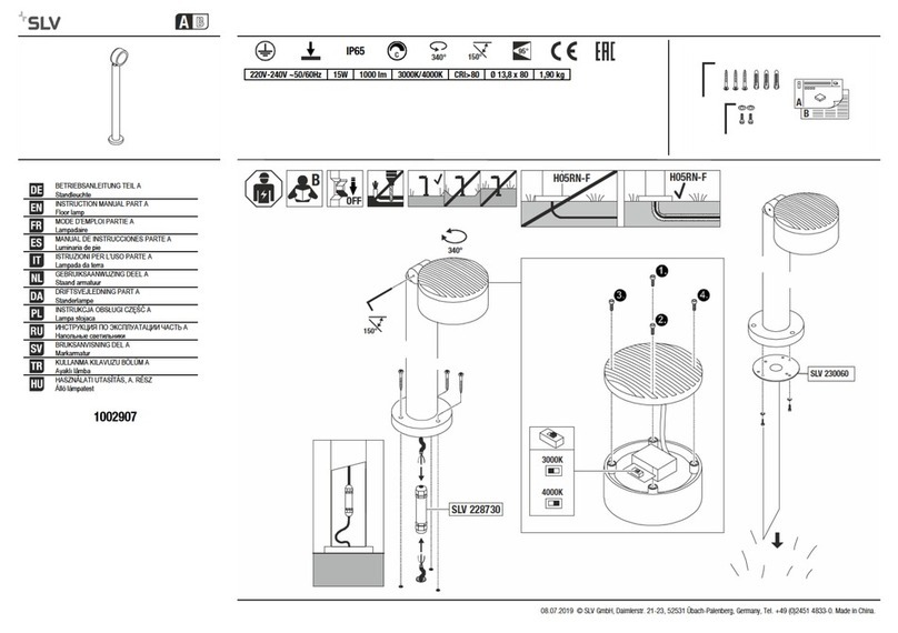 SLV ESKINA 1002907 User manual