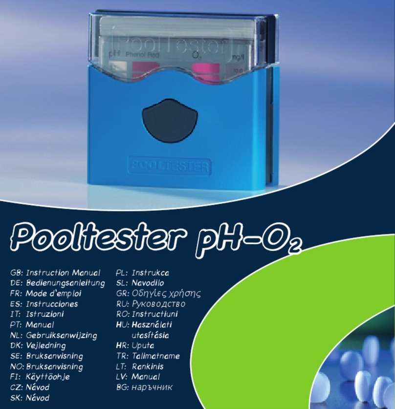Bayrol Pooltester pH-O2 instruction manual