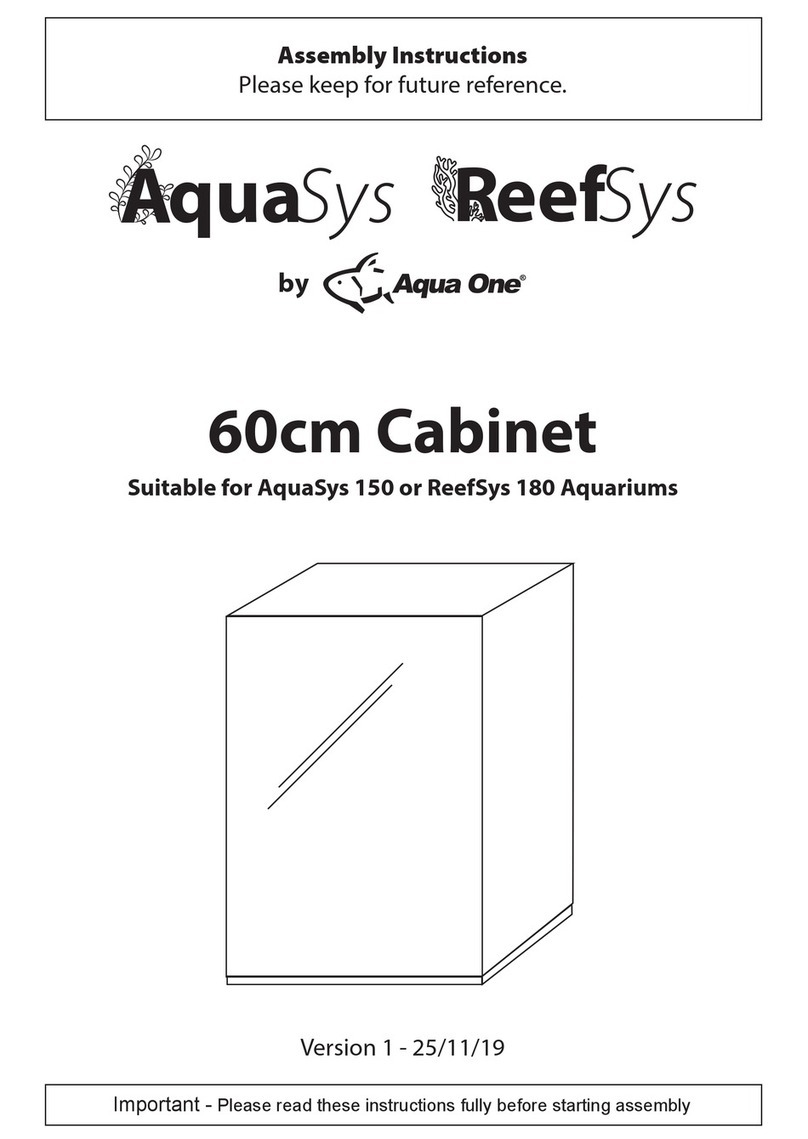 Aqua One Cabinet 53446 Assembly instructions