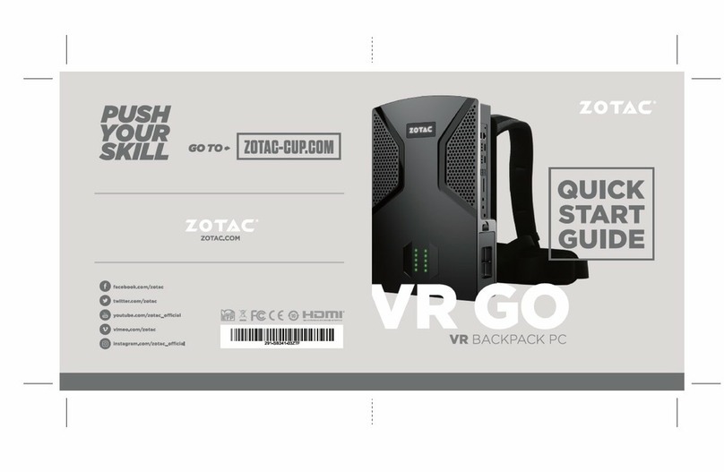 Zotac VR GO quick start guide
