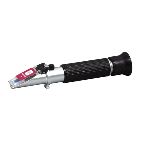 Aqua Medic refractometer LED Operation manual