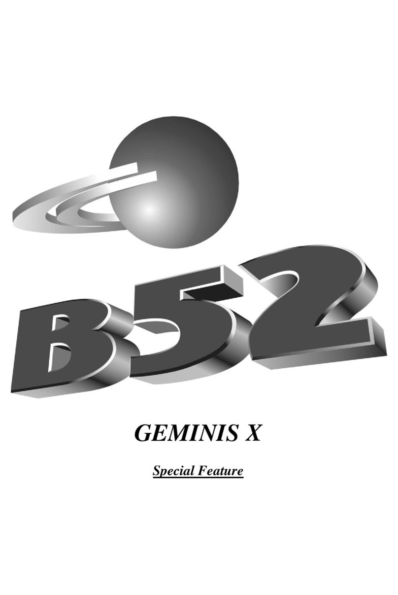 B-52 GEMINIS X manual