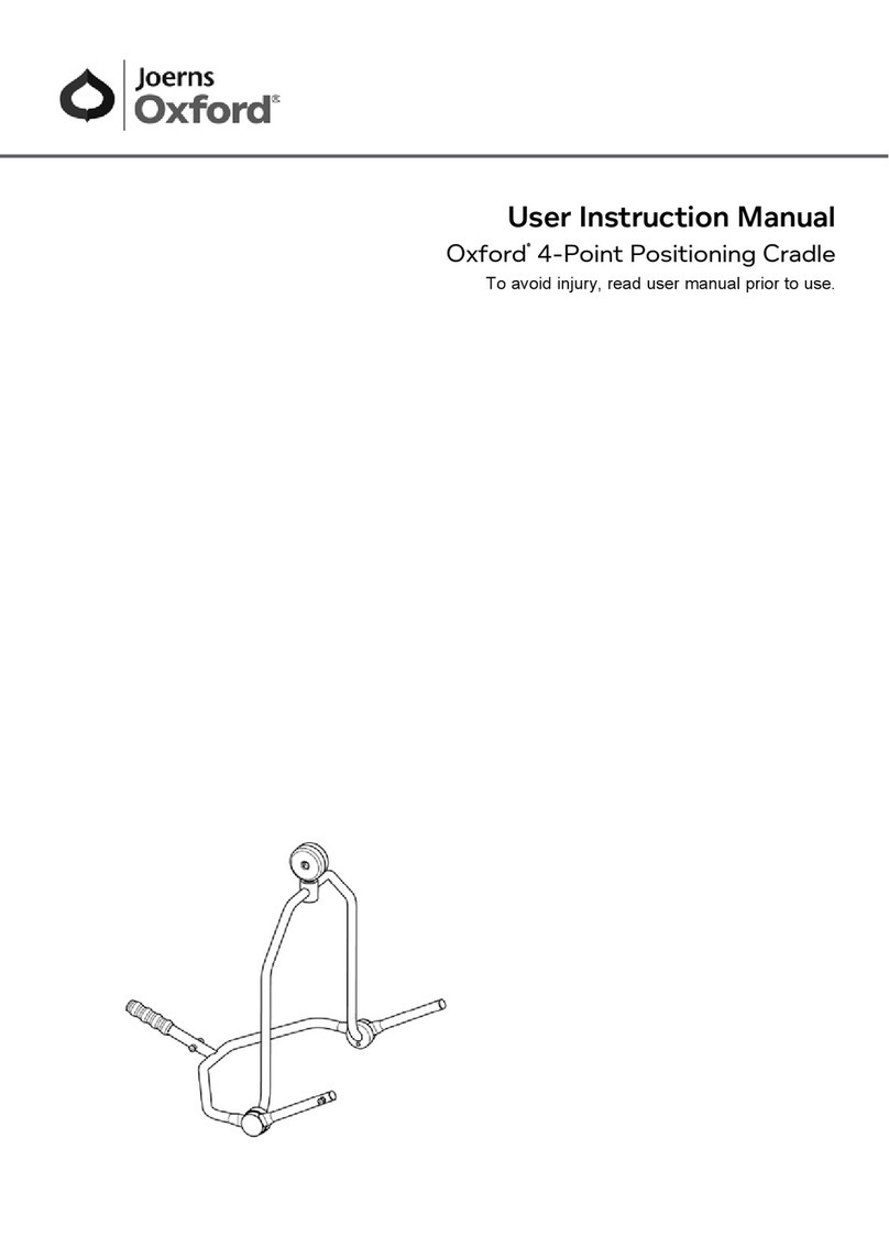 Joerns Oxford 0Y0050 User instruction manual