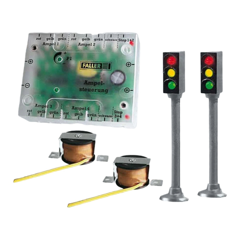 Faller 2 traffic lights with switch User manual