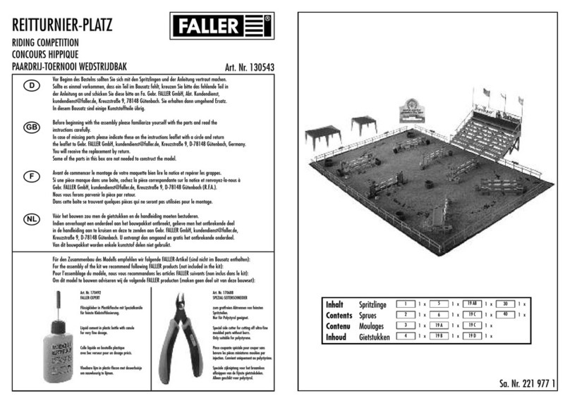 Faller RIDING COMPETITION User manual