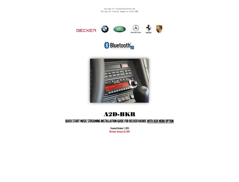 Discount Car Stereo A2D-BKR Quick start installation guide Discount Car Stereo A2D-BKR Quick start installation guide