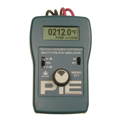 PIE 510 operating instructions