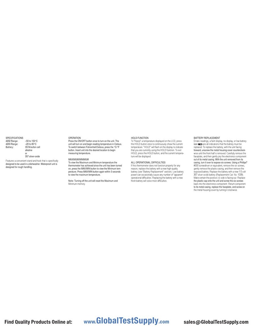 Traceable 4202 Series User manual