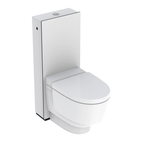 Geberit AQUACLEAN Mera Classic 146240111 User manual