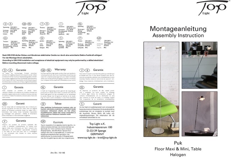 Top Light Puk Floor Maxi Assembly instruction