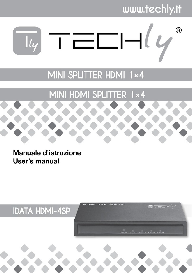 Techly IDATA HDMI-4SP User manual