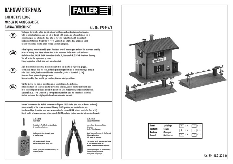 Faller GATEKEEPER'S LODGE manual