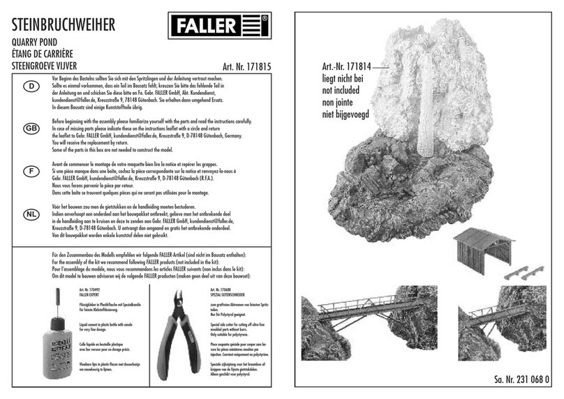 Faller QUARRY POND User manual