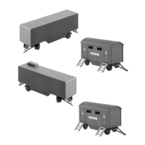 Faller Set of fairground vans quick start guide