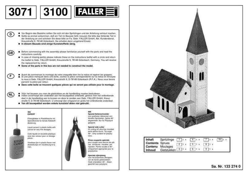 Faller 3071 quick start guide