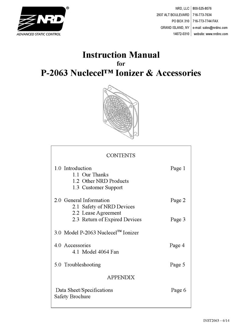 NRD Nuclecel P-2063 instruction manual