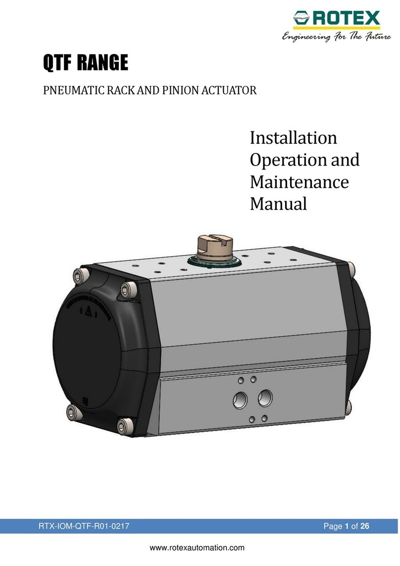 Rotex QTF Series Installation, operation and maintenance manual
