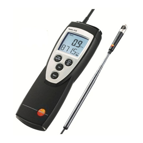 TESTO 416 instruction manual