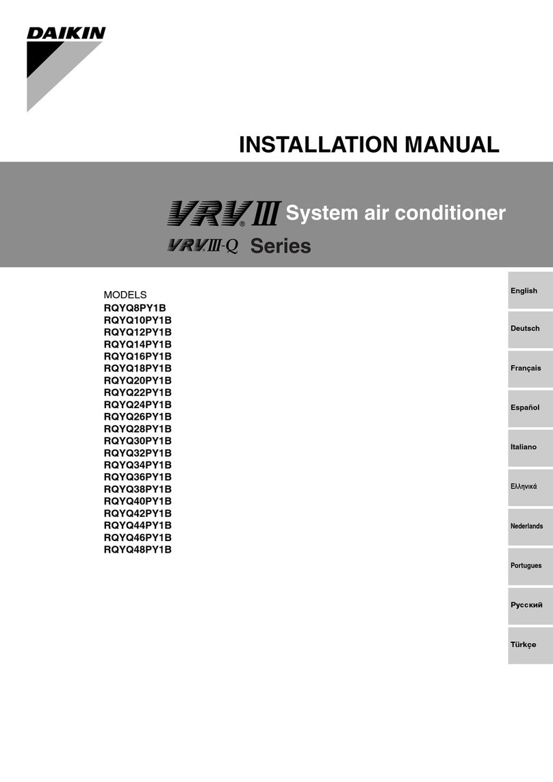 Daikin VRVIII-Q Series installation manual