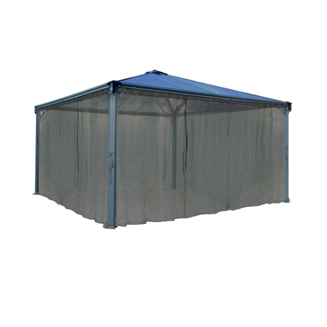 Palram Palermo Garden Gazebo 4300 manual