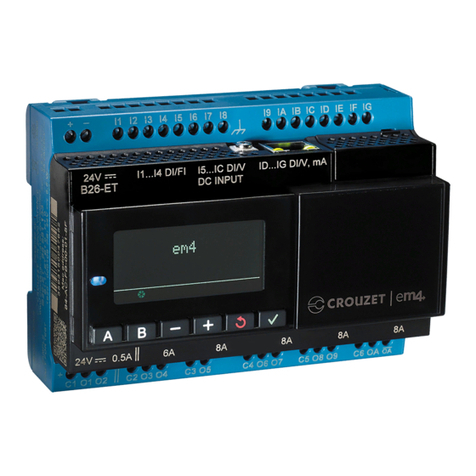Crouzet em4 B26 User manual Crouzet em4 B26 User manual
