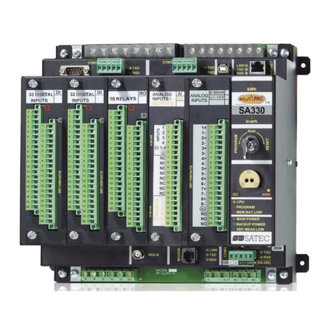Satec ezPAC SA300 Series installation manual