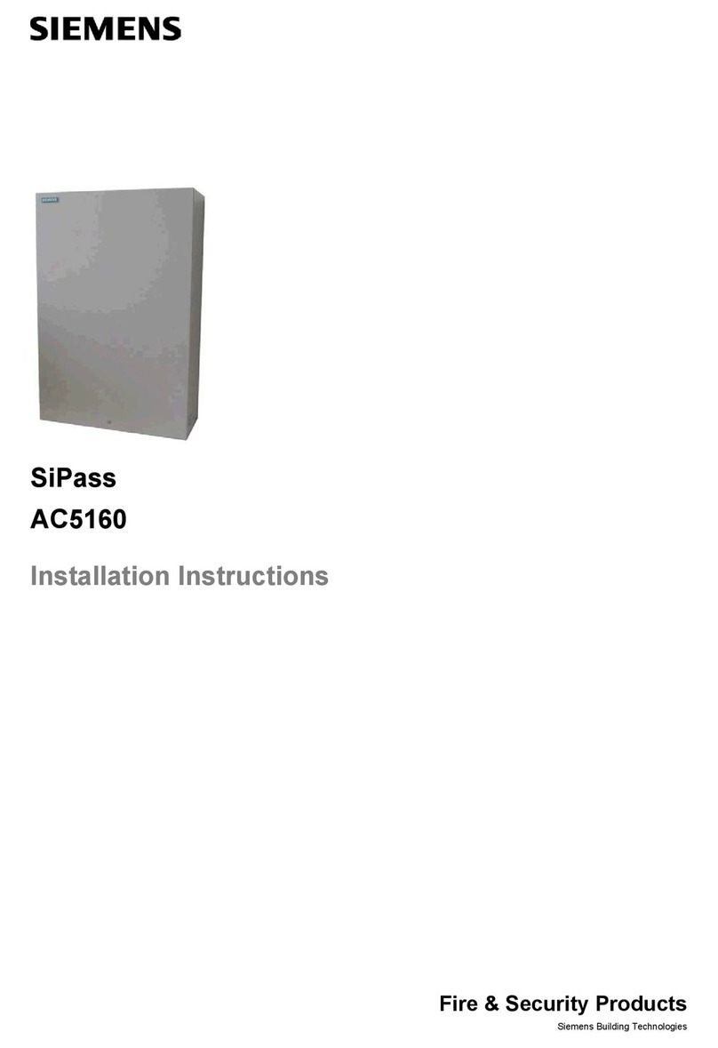 Siemens SiPass AC5160 User manual