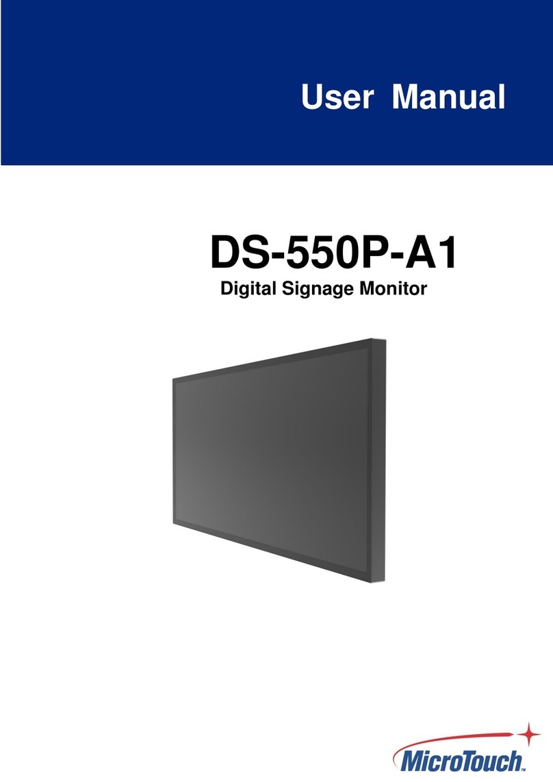 MicroTouch DS-550P-A1 User manual